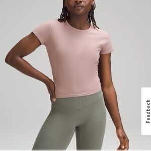 Lululemon All It Takes Nulu Tee - Twilight Rose